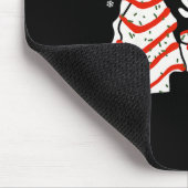 Spaß Das Weihnachtsbaum Cakes Deb der Jahreszeit Mousepad (Ecke)