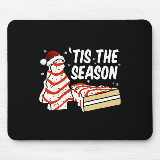 Spaß Das Weihnachtsbaum Cakes Deb der Jahreszeit Mousepad (Vorne)