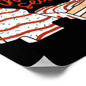 Spaß Das Weihnachtsbaum Cakes Deb der Jahreszeit Poster (Ecke)