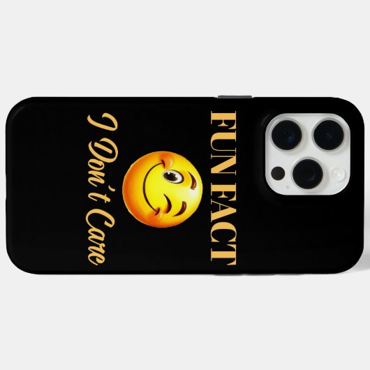 Spaß, dass es mir egal ist Case-Mate iPhone hülle (Rückseite (Horizontal))