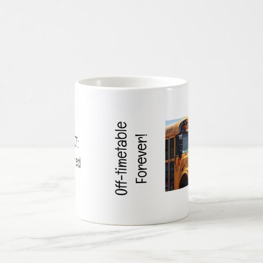 Spaß, dass ich ein Schulbusfahrer bin, der lustig  Kaffeetasse (Mittel)