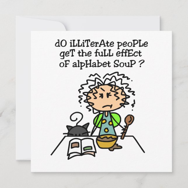 Spaß der Analphabeten (Vorderseite)