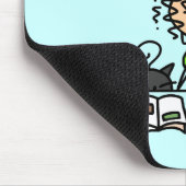 Spaß der Analphabeten Mousepad (Ecke)