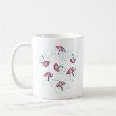 Spaß, der Cartoon-Regenschirm-Muster regnet Kaffeetasse (Links)