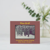 Spaß der Feuerlöschleitung auf dem Butterfield-Fel Postkarte (Stehend Vorderseite)