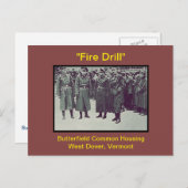 Spaß der Feuerlöschleitung auf dem Butterfield-Fel Postkarte (Vorne/Hinten)