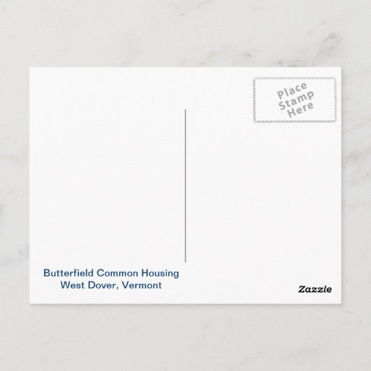 Spaß der Feuerlöschleitung auf dem Butterfield-Fel Postkarte (Rückseite)