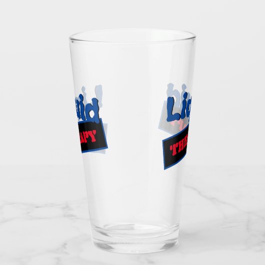 Spaß der Flüssigtherapie Glas (Rechts)