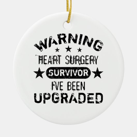Spaß der Herz-Operation aktualisiert Keramik Ornament (Vorne)
