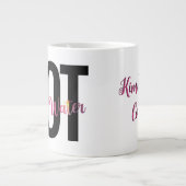 Spaß der Künstlerin, Kaffee nicht paint Water Funn Jumbo-Tasse (Vorderseite)