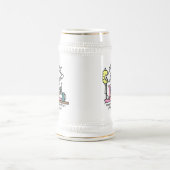 Spaß der Nebenwirkungen Bierglas (Mittel)