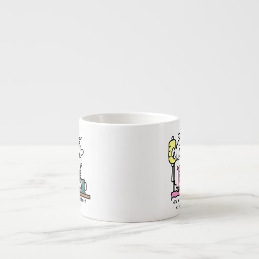 Spaß der Nebenwirkungen Espressotasse (Vorderseite)