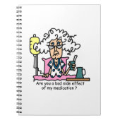 Spaß der Nebenwirkungen Notizblock (Vorderseite)