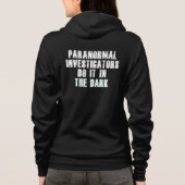 Spaß der paranormalen Ermittler (weiß) Hoodie (Rückseite)