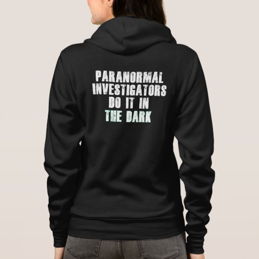 Spaß der paranormalen Ermittler (weiß) Hoodie (Rückseite)