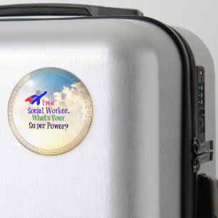 Spaß der Sozialarbeiter Magnet