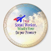 Spaß der Sozialarbeiter Magnet (Vorne)