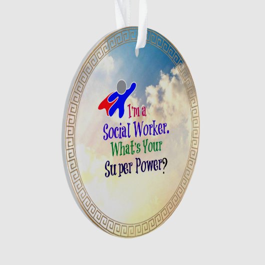 Spaß der Sozialarbeiter Ornament (Vorderseite)