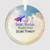 Spaß der Sozialarbeiter Ornament (Rückseite)