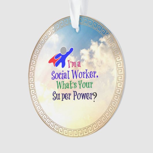 Spaß der Sozialarbeiter Ornament (Vorderseite)