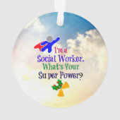 Spaß der Sozialarbeiter, Weihnachten Ornament (Rückseite)