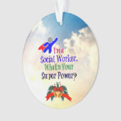 Spaß der Sozialarbeiter, Weihnachten Ornament (Vorderseite)