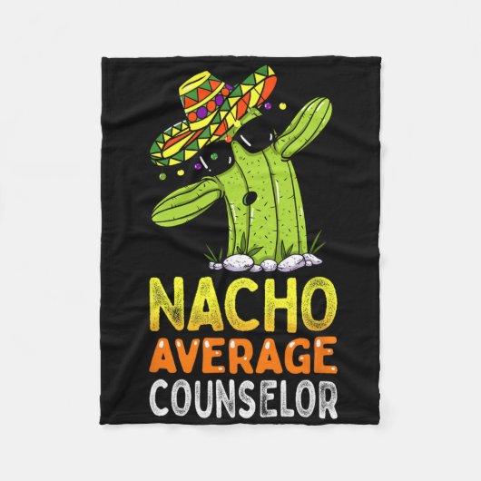 Spaß der Spaß-Aufwertung Funny Nacho Durchschnittl Fleecedecke (Vorderseite)