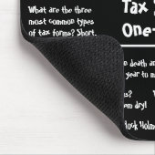 Spaß der Steuersaison Jokes Funny Accountant Mouse Mousepad (Ecke)