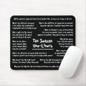 Spaß der Steuersaison Jokes Funny Accountant Mouse Mousepad (Mit Mouse)