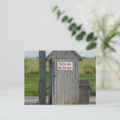 Spaß der Tankstelle Postkarte (Stehend Vorderseite)