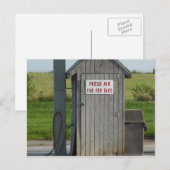 Spaß der Tankstelle Postkarte (Vorne/Hinten)