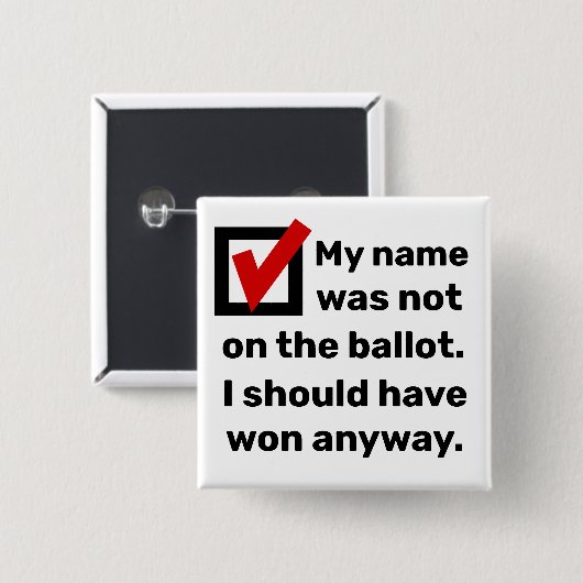 Spaß der Wahlen 2024 Button (Vorne & Hinten)