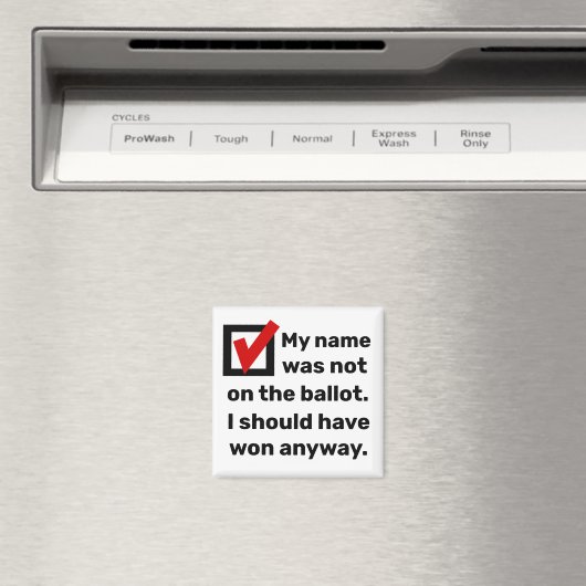 Spaß der Wahlen 2024 Magnet (In Situ (Geschirrspüler))