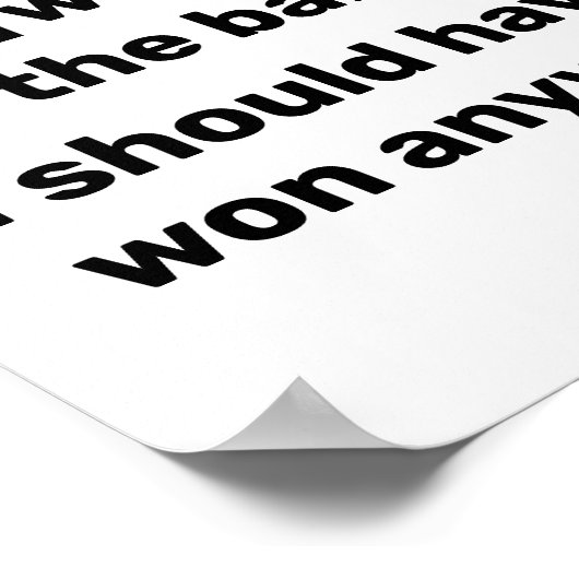 Spaß der Wahlen 2024 Poster (Ecke)