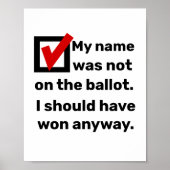 Spaß der Wahlen 2024 Poster (Vorne)