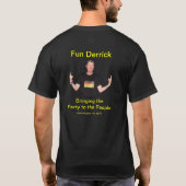 Spaß-Derrickkran-T - Shirt (Rückseite)