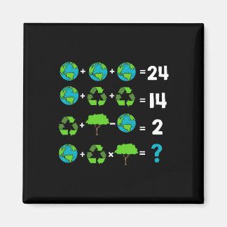 Spaß des Mathematiklehrers Tag der Erdordnung Magnet
