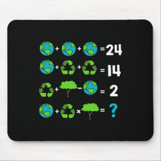 Spaß des Mathematiklehrers Tag der Erdordnung Mousepad
