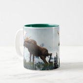 Spaß Design für das Kind in uns allen! Zweifarbige Tasse (Vorderseite Links)