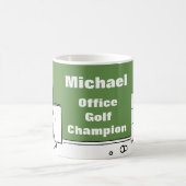 Spaß Design für den Golfschläger. Office Golfer Kaffeetasse (Mittel)