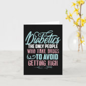 Spaß Diabetes Bewusstsein Geschenk Niedliche Diabe Karte (Gelbe Blume)