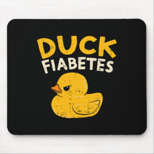 Spaß Diabetes Bewusstsein I Duck Fiabetes I Cool R Mousepad