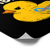 Spaß Diabetes Bewusstsein I Duck Fiabetes I Cool R Poster (Ecke)