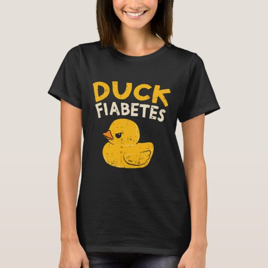 Spaß Diabetes Bewusstsein I Duck Fiabetes I Cool R T-Shirt (Vorderseite)