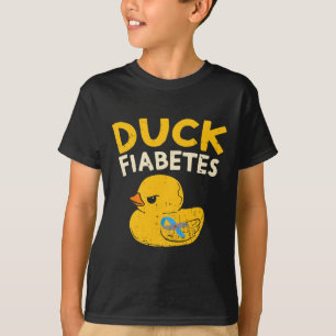 Spaß Diabetes Bewusstsein I Duck Fiabetes I Cool R T-Shirt