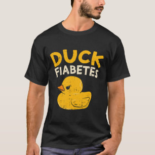 Spaß Diabetes Bewusstsein I Duck Fiabetes I Cool R T-Shirt
