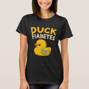 Spaß Diabetes Bewusstsein I Duck Fiabetes I Cool R T-Shirt