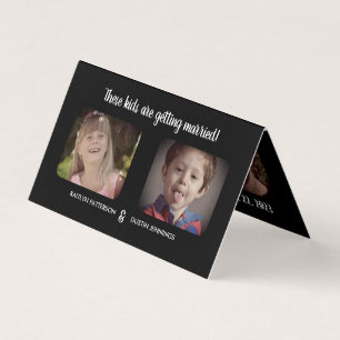 Spaß "Diese Kinder" Foto Save the Date Karte