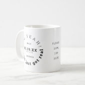 Spaß Dinge Got einfach echter Schwarzer Text Save  Kaffeetasse (Vorderseite Links)