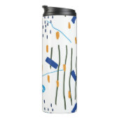 Spaß Doodding Künstlerische Zusammensetzung Nr. 3  Thermosbecher (Nach rechts gedreht)